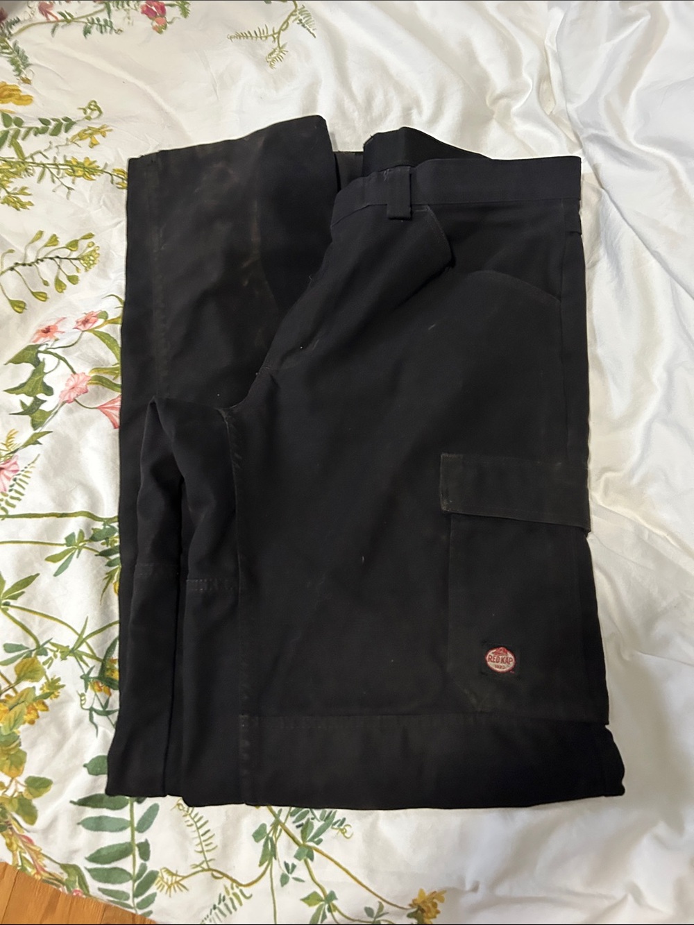 Men's Black Cargo Pants with Utility Pockets